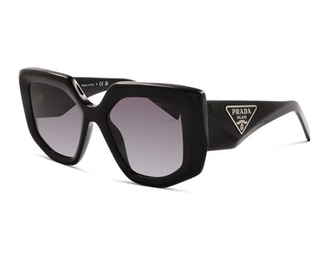 prada damen brille schwarz